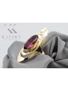 Ruby 14K Yellow gold Ring Vintage craft vrc189y